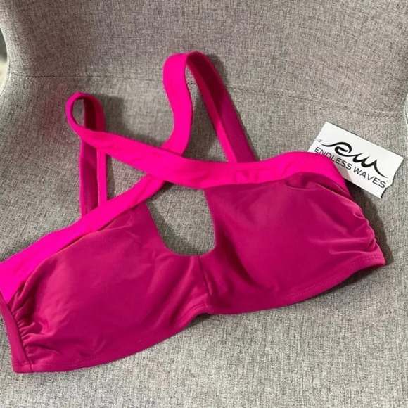 Brand New NWT fuchsia & Pink Bathing Suit Endless Waves Multiple Sizes - Picture 3 of 11